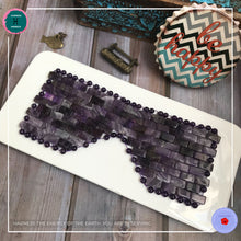 Load image into Gallery viewer, Anti-aging Hand-woven Amethyst Eye Mask - Harness Merece by GTG