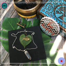 Load image into Gallery viewer, Selenite Pendant Silver Necklace Healing Crystal - Harness Merece by GTG