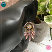 Load image into Gallery viewer, Luxurious Retro Stud Earrings in Blush Pink - Harness Merece by GTG