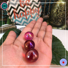 Load image into Gallery viewer, Ruby Red Angel Aura Polished Stone - Harness Merece by GTG